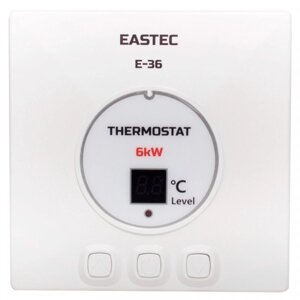 Терморегулятор Eastec E-36 накладной - Мощность 6 кВт в Санкт-Петербурге от компании Тепларм - Теплый пол, Греющий кабель, Системы обогрева