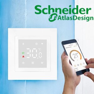 Терморегулятор x1s. F22 WiFi White белый в рамки + управление со смартфона