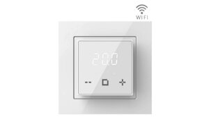 Терморегулятор Ergert Floor Control ETR-340W Wi-Fi White Белый в Санкт-Петербурге от компании Тепларм - Теплый пол, Греющий кабель, Системы обогрева