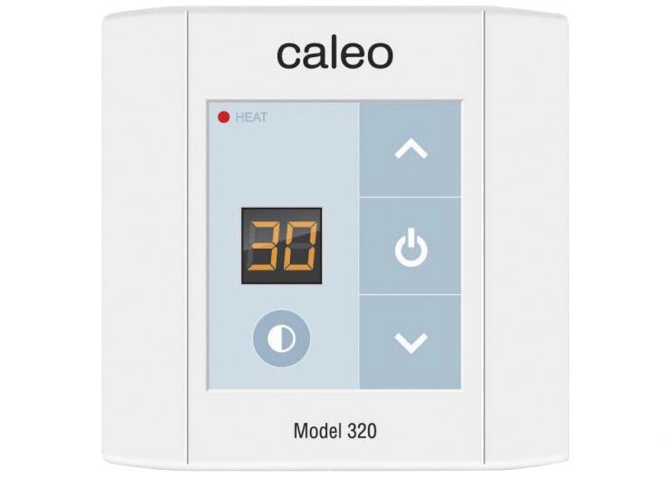 Терморегулятор CALEO 520 накладной Небесный от компании Тепларм - Теплый пол, Греющий кабель, Системы обогрева - фото 1