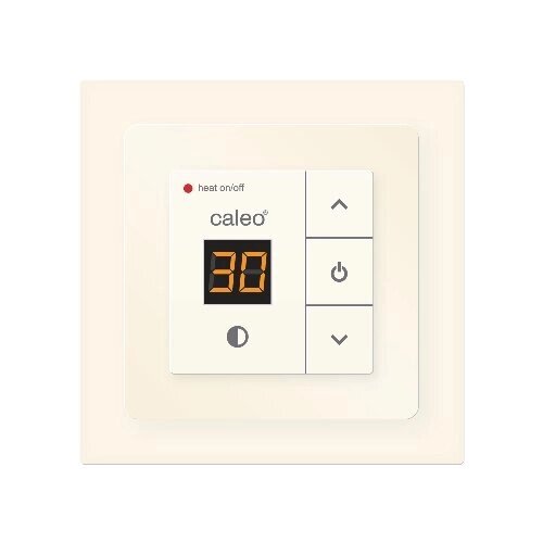 Терморегулятор CALEO 720 с адаптерами Бежевый от компании Тепларм - Теплый пол, Греющий кабель, Системы обогрева - фото 1