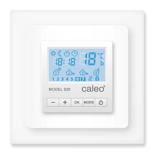 Терморегулятор CALEO 920 с адаптерами от компании Тепларм - Теплый пол, Греющий кабель, Системы обогрева - фото 1