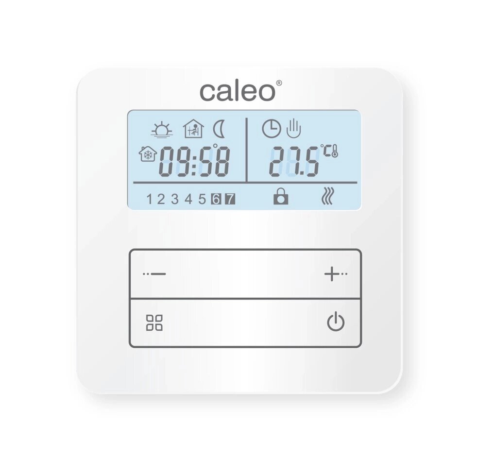 Терморегулятор CALEO С950 программируемый накладной от компании Тепларм - Теплый пол, Греющий кабель, Системы обогрева - фото 1