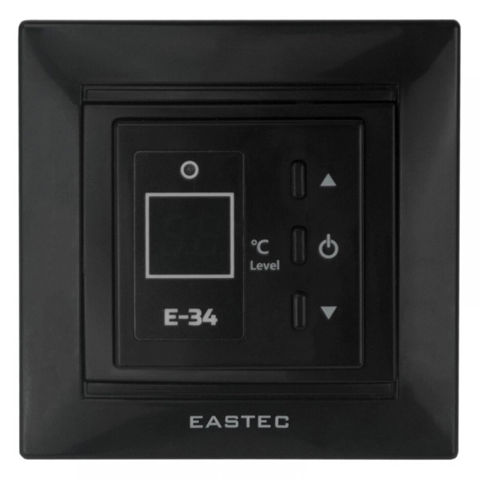Терморегулятор EASTEC E-34 Black от компании Тепларм - Теплый пол, Греющий кабель, Системы обогрева - фото 1