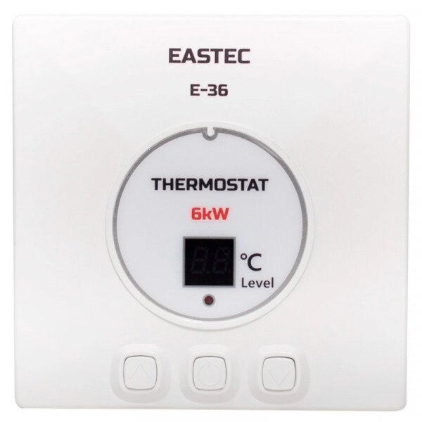 Терморегулятор Eastec E-36 накладной - Мощность 6 кВт от компании Тепларм - Теплый пол, Греющий кабель, Системы обогрева - фото 1