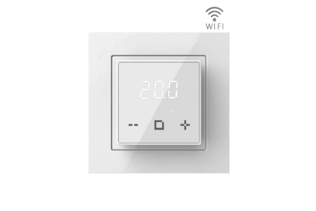 Терморегулятор Ergert Floor Control ETR-340W Wi-Fi White Белый от компании Тепларм - Теплый пол, Греющий кабель, Системы обогрева - фото 1