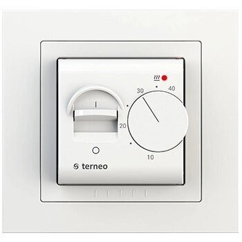 Терморегулятор Terneo Mex механический unic Белый от компании Тепларм - Теплый пол, Греющий кабель, Системы обогрева - фото 1