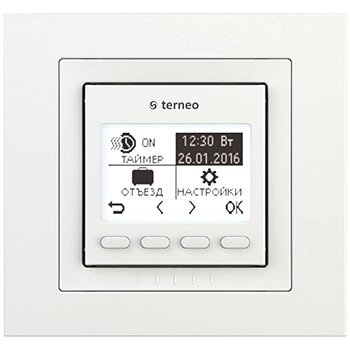 Терморегулятор Terneo Pro программируемый unic Белый от компании Тепларм - Теплый пол, Греющий кабель, Системы обогрева - фото 1