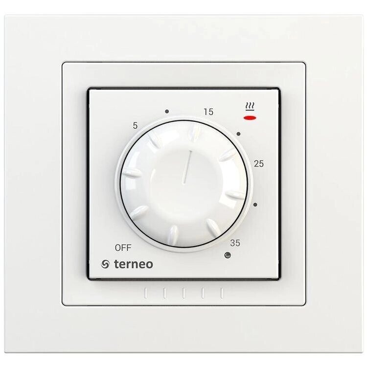 Терморегулятор Terneo rol unic Белый от компании Тепларм - Теплый пол, Греющий кабель, Системы обогрева - фото 1