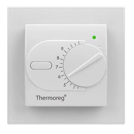 Терморегулятор Thermoreg TI-200 Design механический от компании Тепларм - Теплый пол, Греющий кабель, Системы обогрева - фото 1