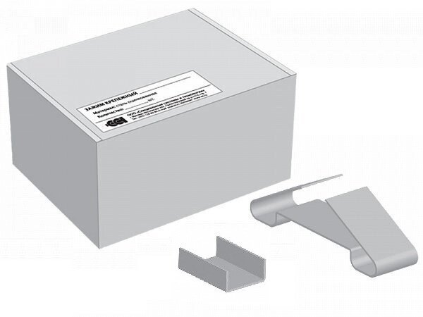 Зажим крепежный СР.2-100 Ц (30 шт) для саморегулирующегося греющего кабеля от компании Тепларм - Теплый пол, Греющий кабель, Системы обогрева - фото 1