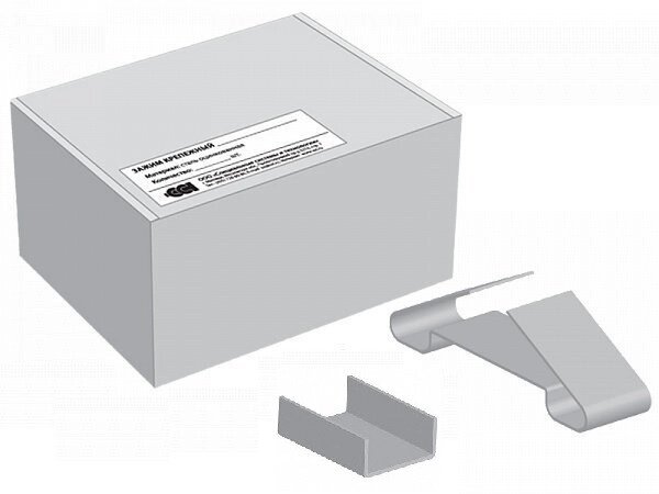 Зажим крепежный СР.2-50 Ц (50 шт) для саморегулирующегося греющего кабеля от компании Тепларм - Теплый пол, Греющий кабель, Системы обогрева - фото 1
