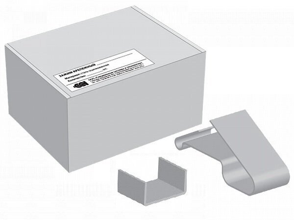 Зажим крепежный СР/T.1-25 Ц (50 шт) для саморегулирующегося греющего кабеля от компании Тепларм - Теплый пол, Греющий кабель, Системы обогрева - фото 1