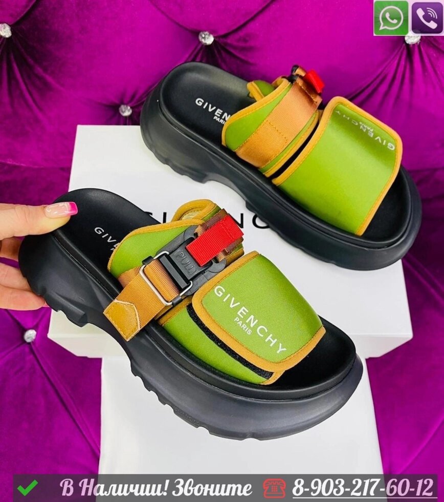 Босоножки Givenchy Spectre тканевые от компании Интернет Магазин брендовых сумок и обуви - фото 1