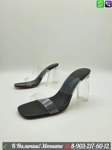 Босоножки Zara с прозрачным каблуком от компании Интернет Магазин брендовых сумок и обуви - фото 1