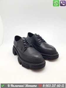 Ботинки Both кожаные черные