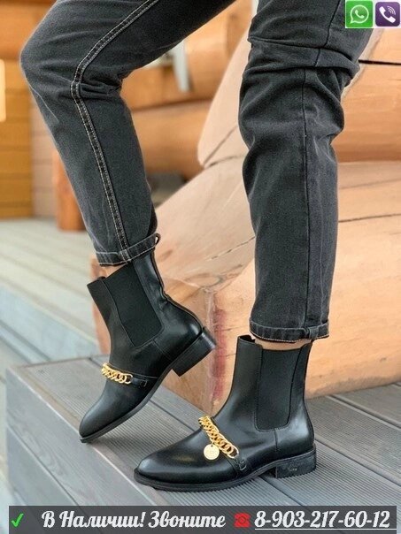 Ботинки Givenchy высокие черные от компании Интернет Магазин брендовых сумок и обуви - фото 1