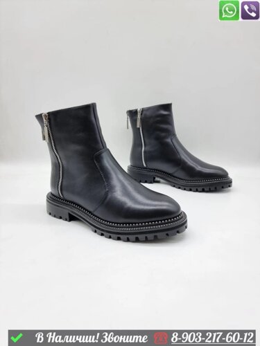 Ботинки Givenchy зимние черные