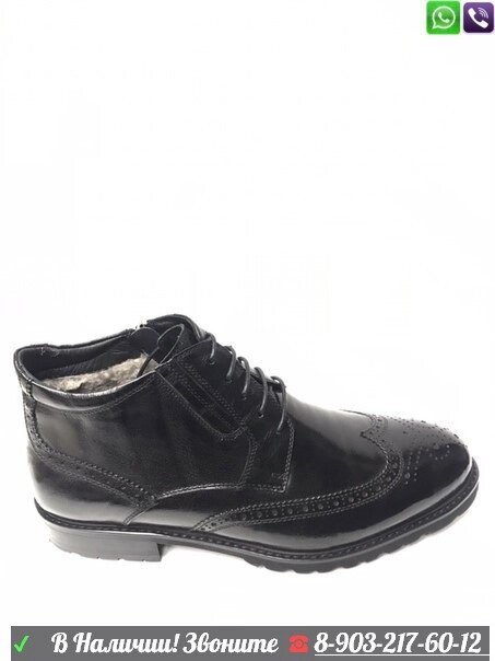 Ботинки Grand Gudini вестерн черные от компании Интернет Магазин брендовых сумок и обуви - фото 1