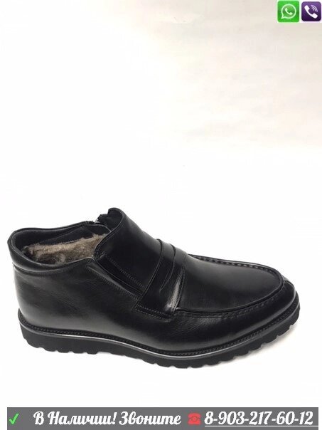 Ботинки Grand Gudini зимние черные от компании Интернет Магазин брендовых сумок и обуви - фото 1