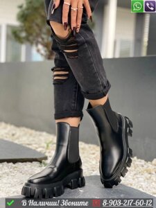 Ботинки Prada Monolith черные