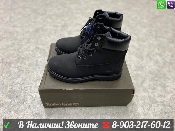Ботинки Timberland 6Inch Premium Boot с мехом от компании Интернет Магазин брендовых сумок и обуви - фото 1