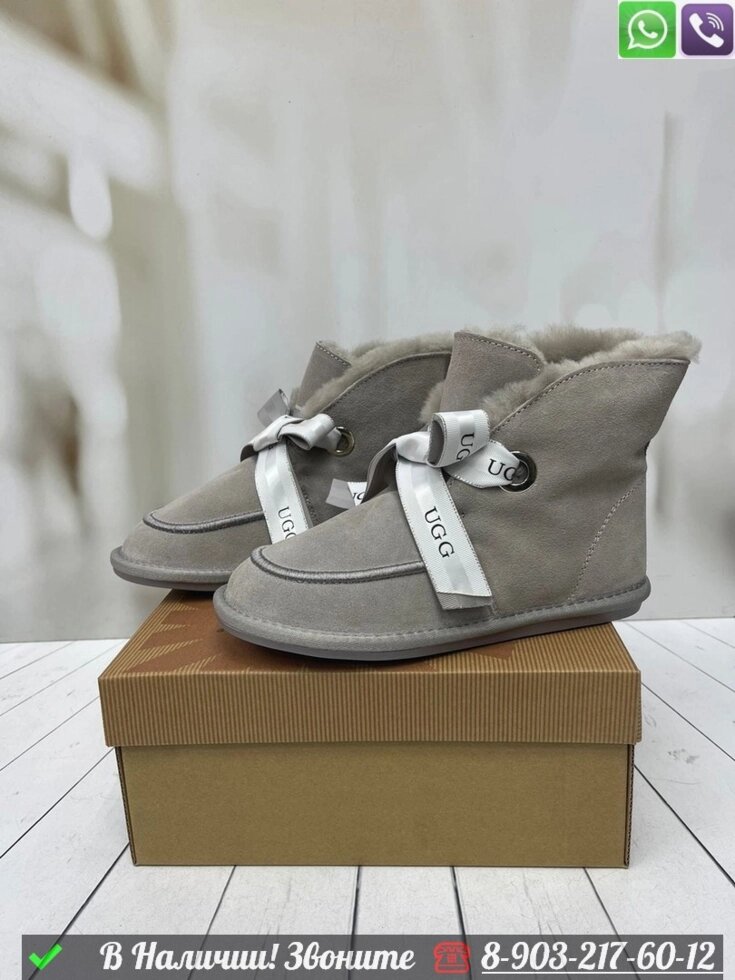Ботинки UGG Bow от компании Интернет Магазин брендовых сумок и обуви - фото 1