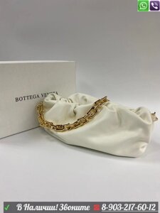 Bottega Venetta Chain Pouch Сумка с цепью Бежевый