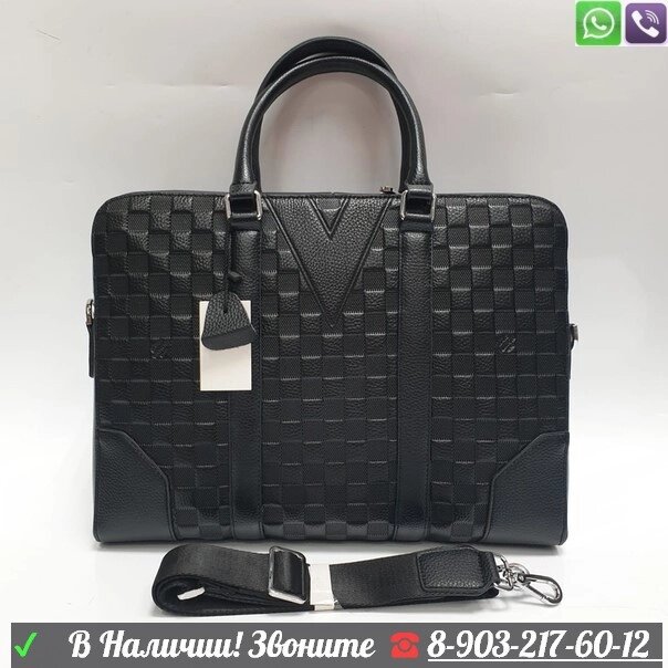 Деловая Сумка Louis Vuitton мужская для ноутбука от компании Интернет Магазин брендовых сумок и обуви - фото 1