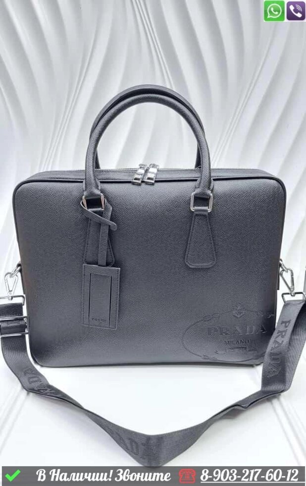 Деловой портфель Coach черный от компании Интернет Магазин брендовых сумок и обуви - фото 1