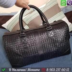 Дорожная сумка Bottega Veneta Man Duffel Bag черная