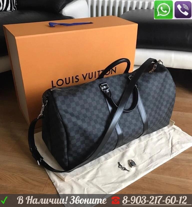 Дорожная Сумка Louis Vuitton Damier Graphite ##от компании## Интернет Магазин брендовых сумок и обуви - ##фото## 1