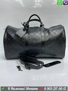 Дорожная сумка Louis Vuitton Keepall 50 черная