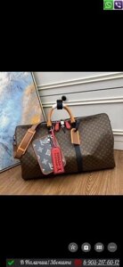 Дорожная сумка Louis Vuitton Keepall коричневая