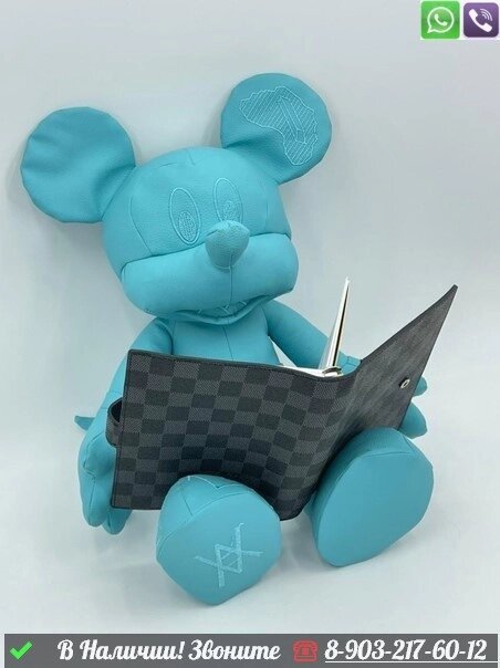 Игрушка Tiffany Mickey Mouse голубой рюкзак Микки от компании Интернет Магазин брендовых сумок и обуви - фото 1