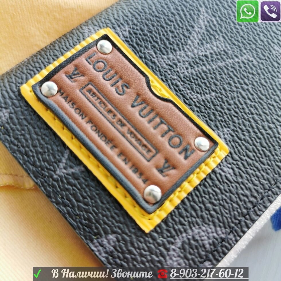 Картхолдер Louis Vuitton в серую букву от компании Интернет Магазин брендовых сумок и обуви - фото 1