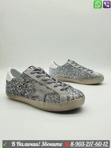 Кеды Golden Goose Superstar Серебристый