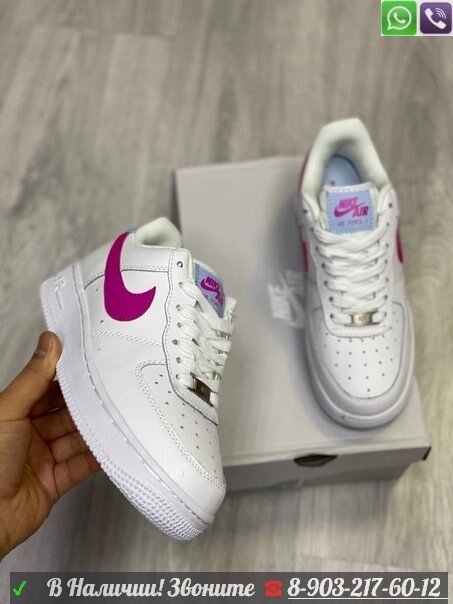 Кеды Nike Air Force 1 '07 белые от компании Интернет Магазин брендовых сумок и обуви - фото 1