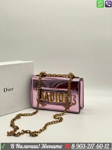 Клатч Christian Dior JaDior Мини лаковый Диор Золотой