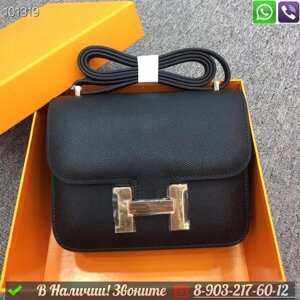 Клатч Hermes Constance Черный