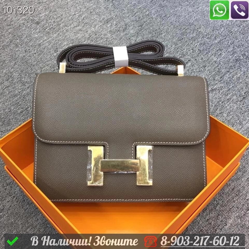 Клатч Hermes Constance от компании Интернет Магазин брендовых сумок и обуви - фото 1