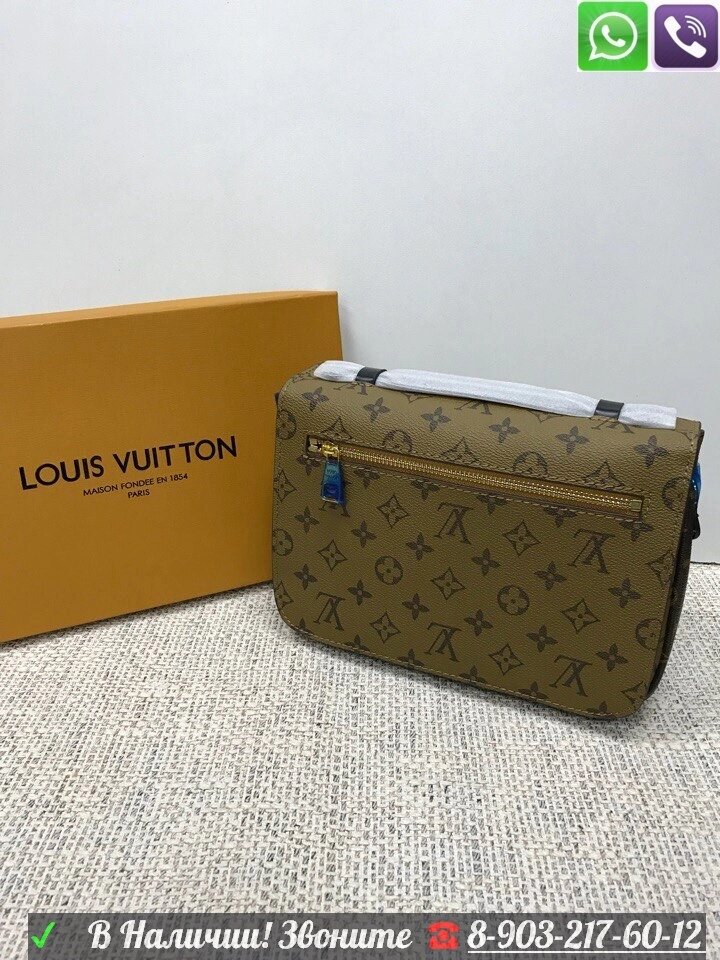 Клатч Louis Pochette Metis Сумка Vuitton Reverse Виттон Клатч от компании Интернет Магазин брендовых сумок и обуви - фото 1