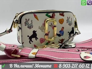 Клатч Marc Jacobs Snapshot белый