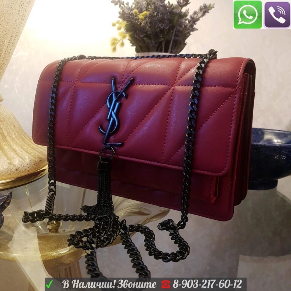 Клатч Yves Saint Lauren Sunset monogram сумка YSL от компании Интернет Магазин брендовых сумок и обуви - фото 1
