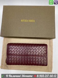 Кошелек Bottega Veneta с клапаном Голубой