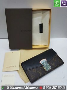 Кошелек Lv Louis Vuitton Pallas Monogram Луи Витон на защелке