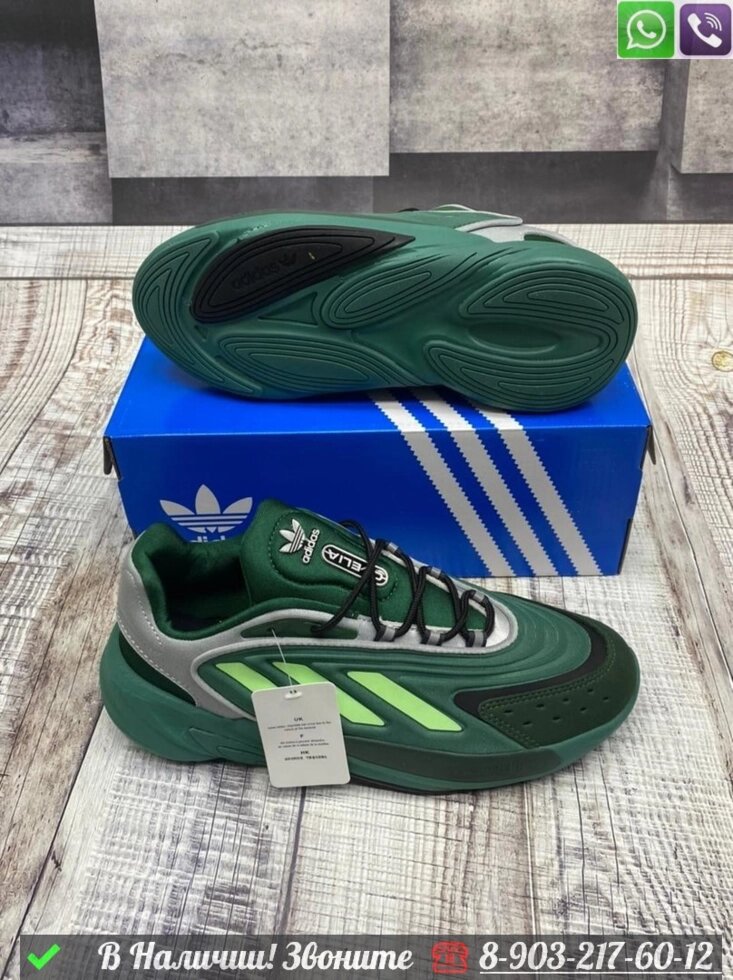 Кроссовки Adidas Ozelia зеленые от компании Интернет Магазин брендовых сумок и обуви - фото 1