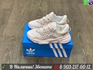 Кроссовки Adidas Ozweego бежевые