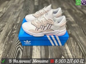 Кроссовки Adidas Ozweego бежевые