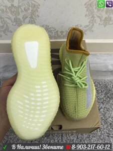 Кроссовки Adidas Yeezy Boost 350 V2 салатовые